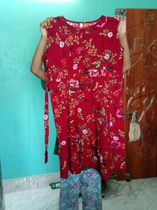 Maroon Dress For All Season