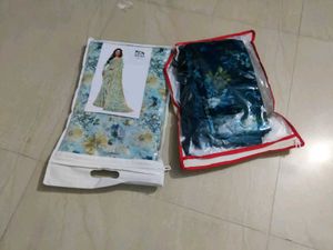 Floral Print Sarees (Set of 2)