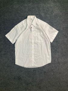 Men's White Short Sleeve Shirt
