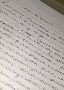 Class 10 Our Environment Bio Notes(handwritten)