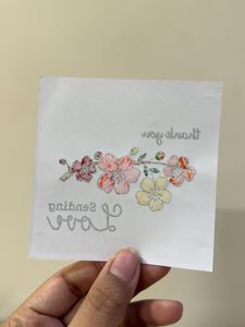 Thank You Paper Note