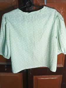 Floral Puff Sleeve Top