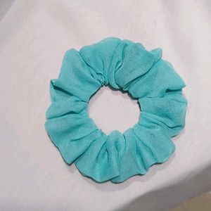 Fluffy Georgette Scrunchies...Pack Of 8