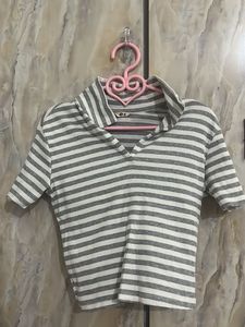 Striped Crop Top