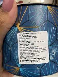 Sun washed Citrus Candle combo set