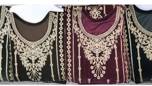 Elegant Black Velvet Embroidered Suit