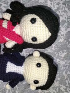 Crochet Wedding Couple Dolls