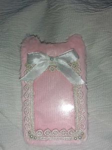 Pink Plush Photo Frame