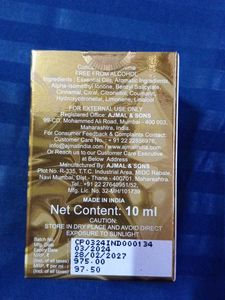 Aurum Concentrated Perfume