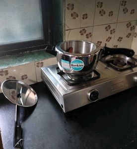 Hawkin 3lt Pressure Cooker cum Pan-Triply-Steel