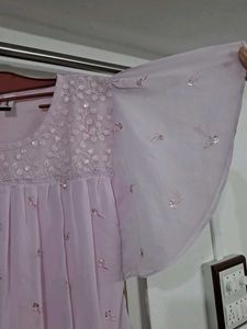 Lilac Embroidered Top🪻✨️