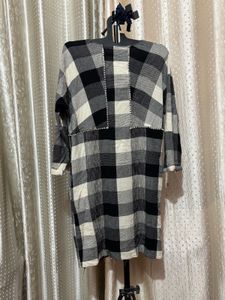 Checkered Tunic middi top
