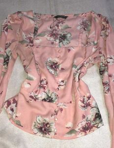 Floral Button-Up Top