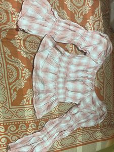 Pink Tie-Dye Crop Top