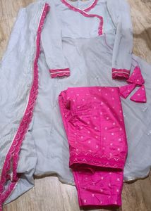 Design And  Stitched Kurti Pair With