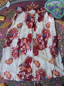 Floral Print Maxi Skirt