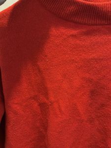 Vintage Red Crewneck Sweater