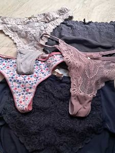 Five Imported Fabric  Thong Panty