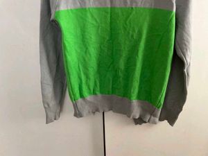 Gray &amp; Green Cardigan