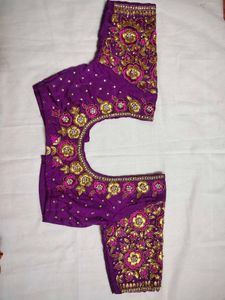 price Drop💜Heavy Aari  Work Blouse