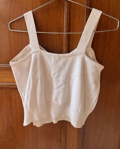 Cute Heart Button Crop Top
