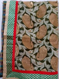 Striped Saree with Embellishments