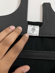 Black Long Sleeve Top
