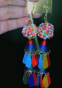 Beautiful Multicoloured Earings 🌈