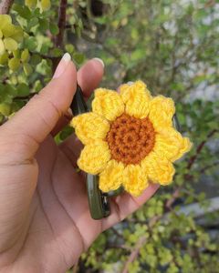 Sunflower crochet cluture 🌻