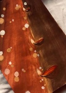 Beautiful Diya Painting On Canvas Customized