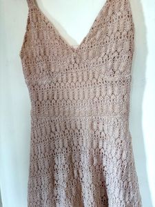 Crochet Mini Dress