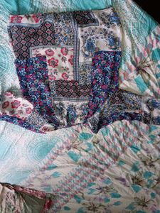 Patchwork Print Top