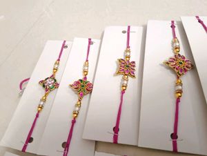 Elegant Rakhi Set - Handmade &amp; Traditional