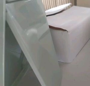 Floral clay looking mirror