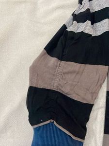 Striped Long Sleeve Dress