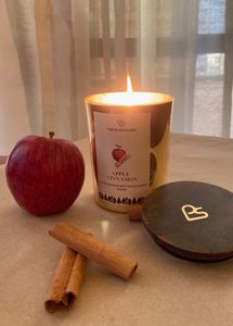 Scented Candle Jar 200ml - Apple Cinnamon