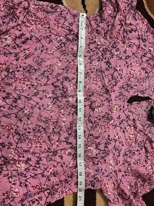 Pink Floral Top