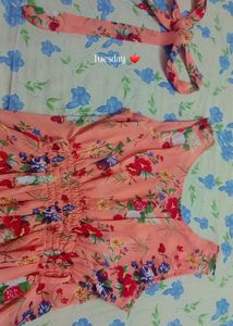 Floral Print Fit &amp; Flare Dress