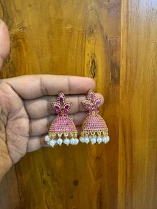 Stunning Ad Stone Jhumka For Women’s And Girls