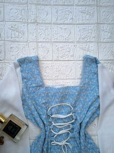 Embroidered Corset Back Kurti🌷