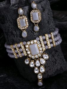 Grey Jwellery Set