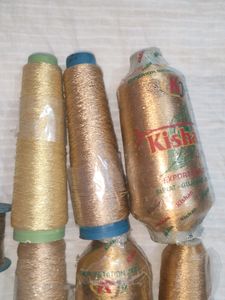 Silk , Jari  Thread For Embroidery