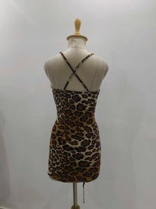 Leopard Print Mini Dress