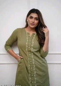 Heavy Straight Kurta For Women Stylish