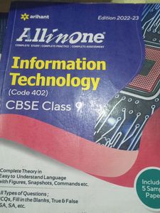 All In One Information Technology Class 9