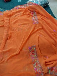 Kashmiri Work Saree