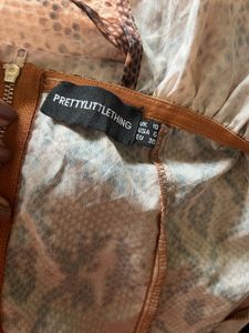 Snake Print Halter Top