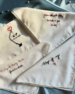 Love inspired Embroidered Handkerchiefs