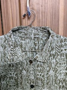 Crushed Design Shirt Top