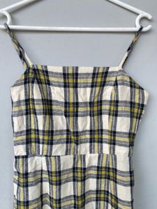 Checked Short Dress